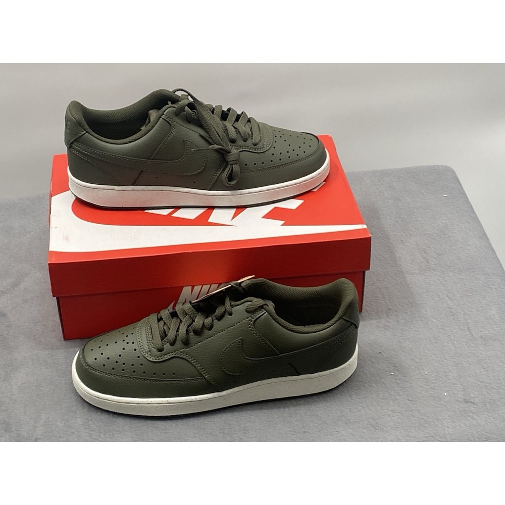 Nike Men's Court Vision Next Nature Lo Athletic Shoes Size 8 Cargo Khaki - Picture 2 of 5